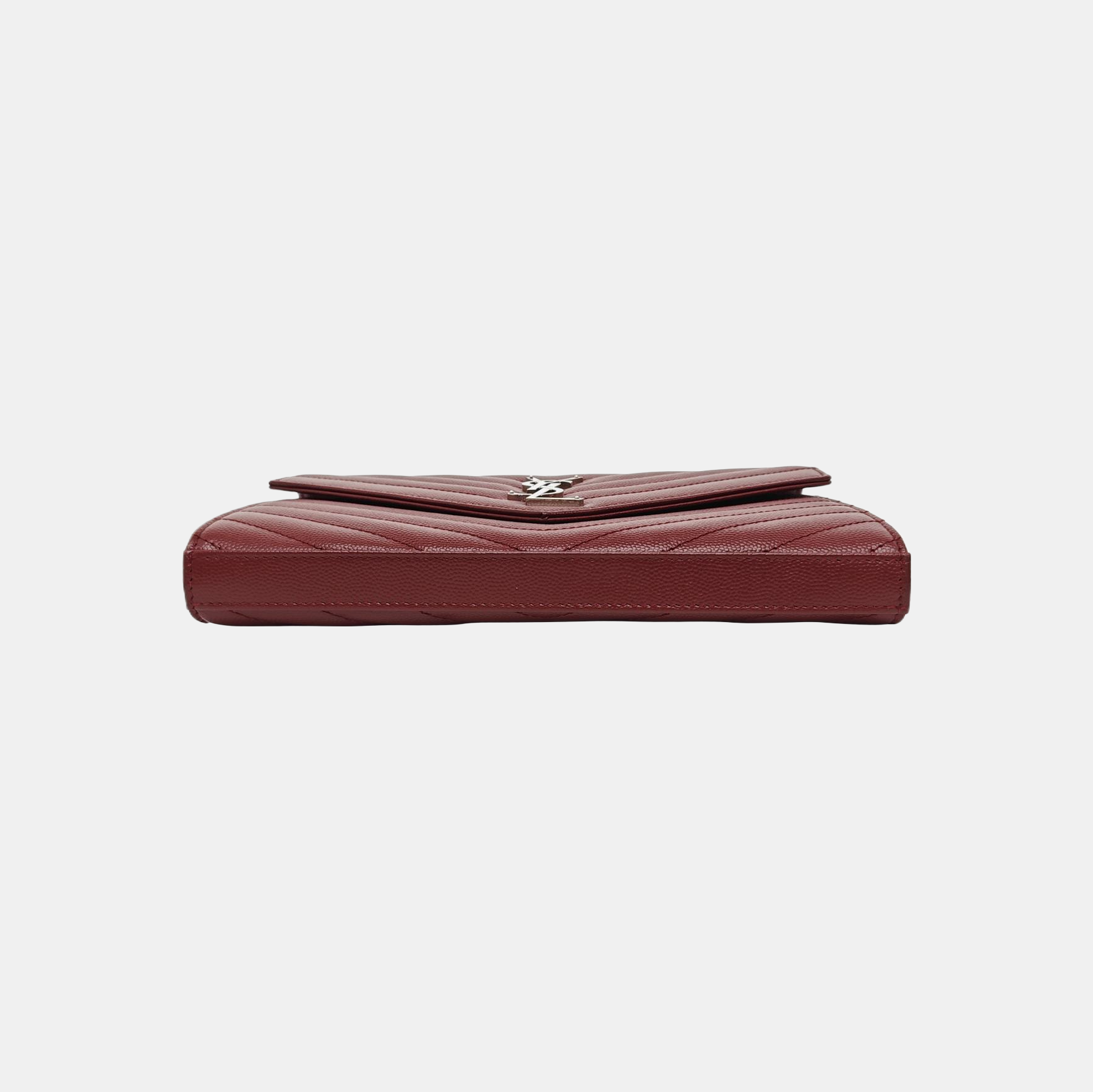 MONOGRAM Medium Chevron Calfskin Red