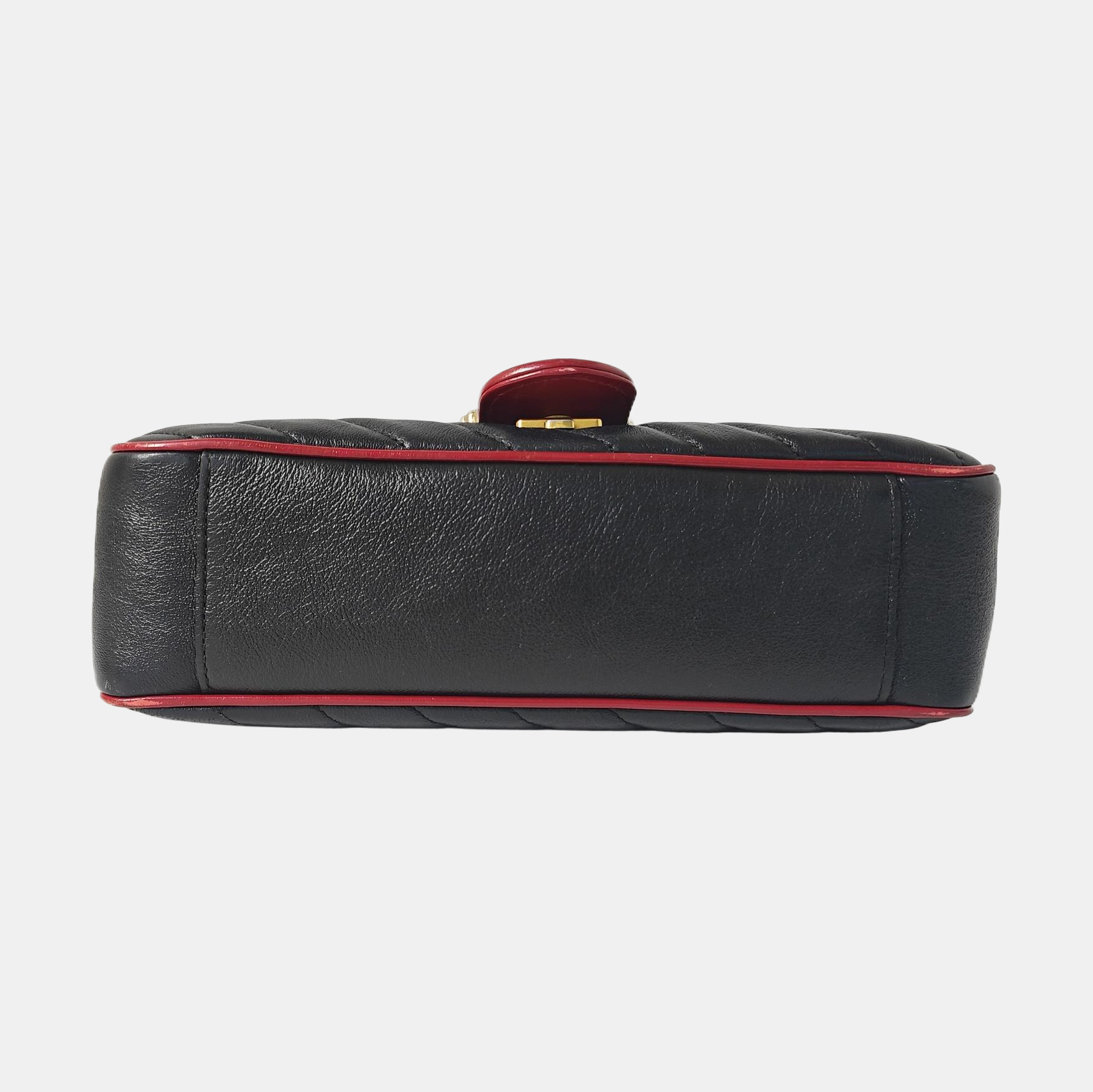 GG Marmont Medium Quilted Calfskin Black