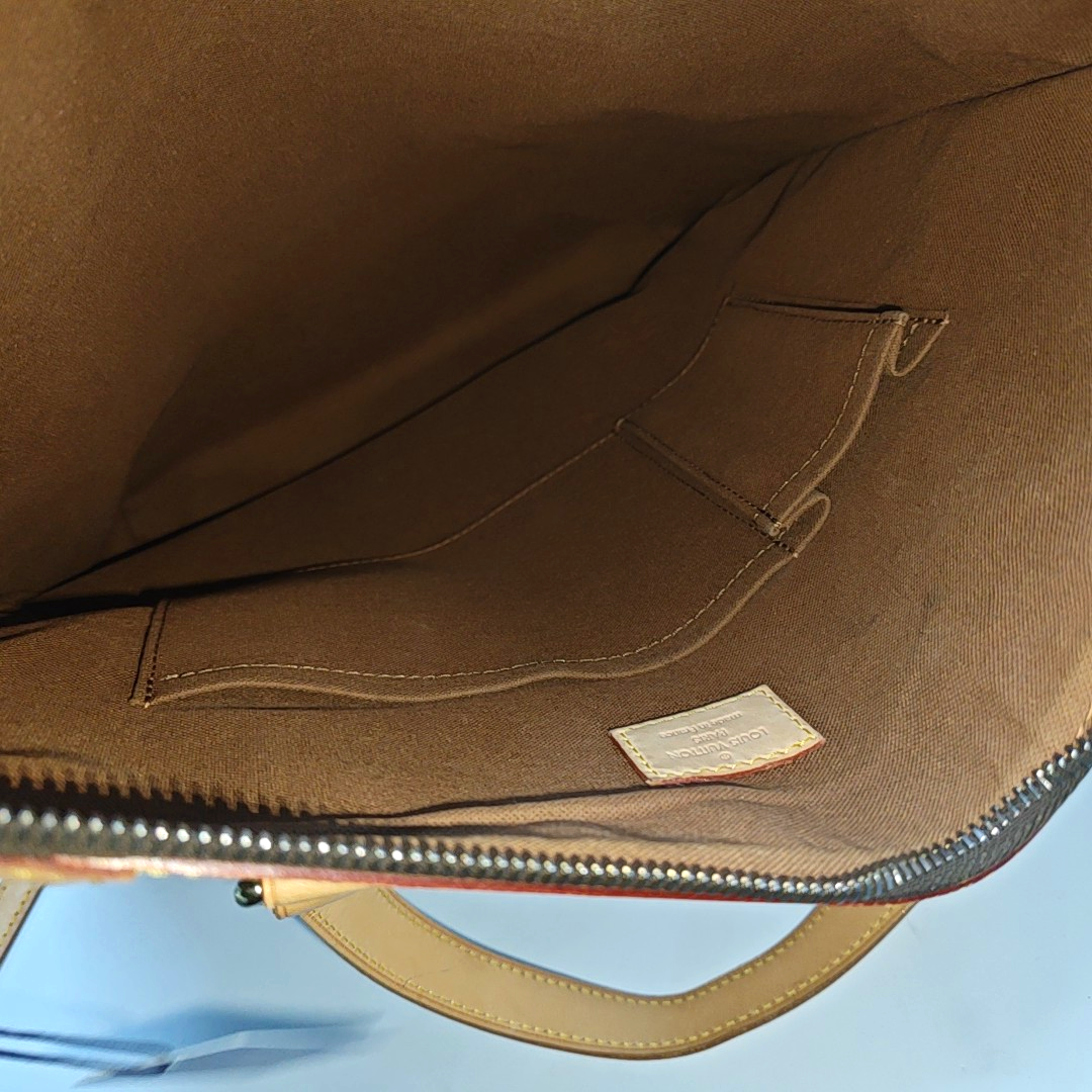 ODEON GM Monogram Coated Canvas Brown