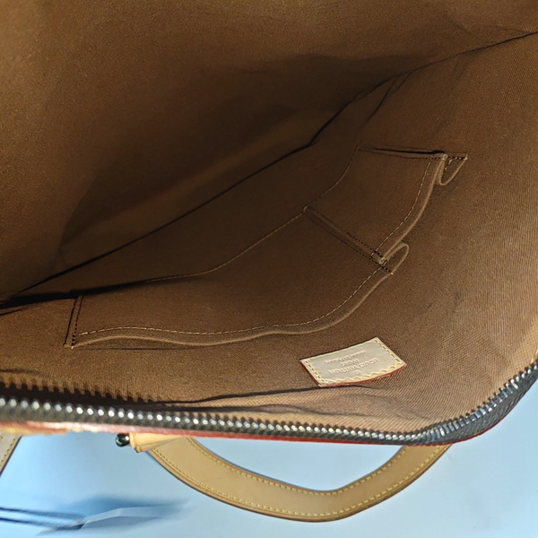 ODEON GM Monogram Coated Canvas Brown