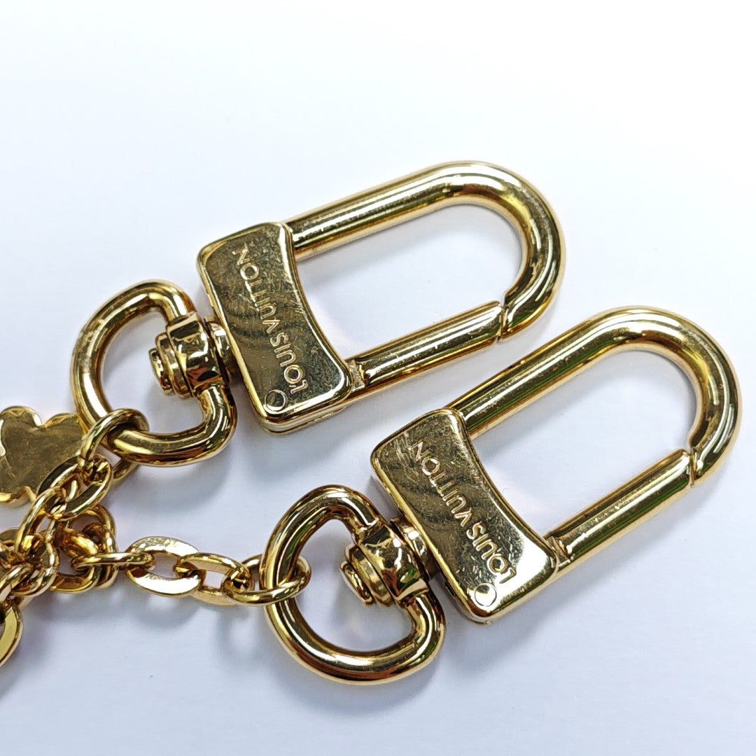 Metal Bag Charm Gold