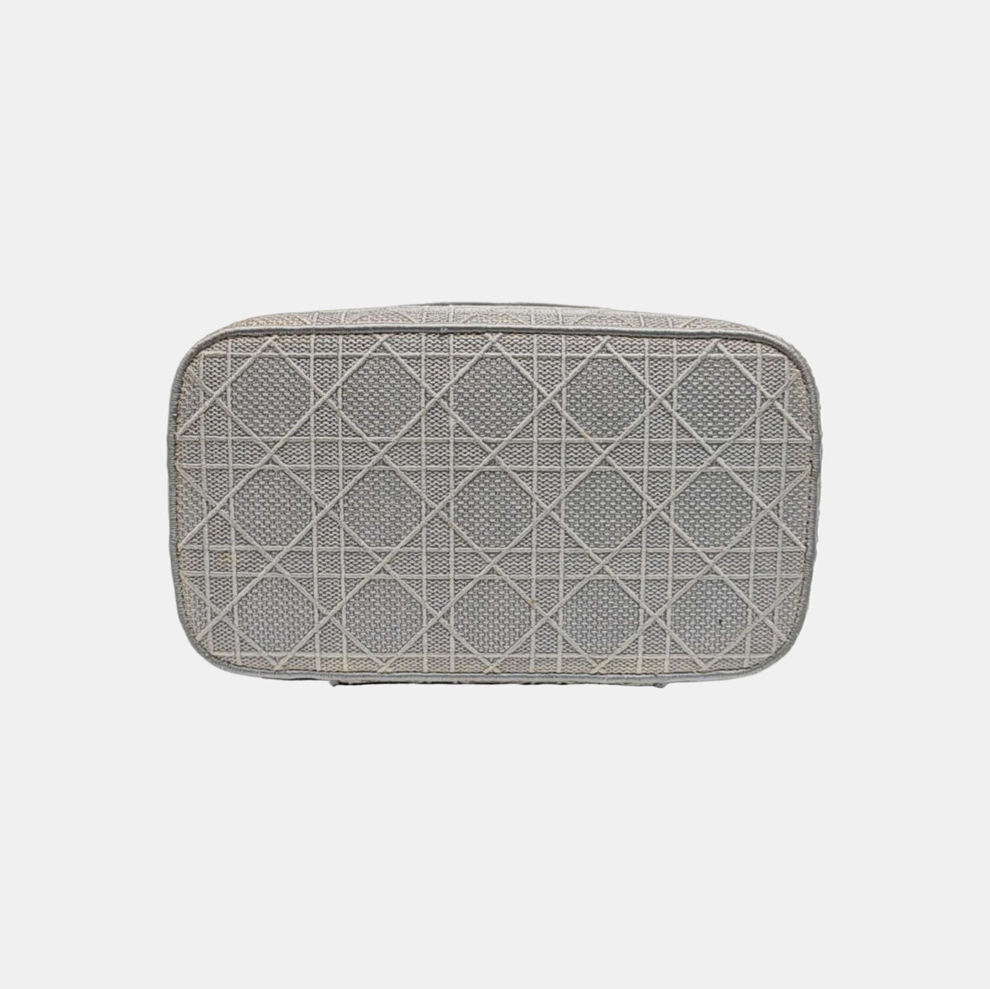 Travel Vanity Cannage Canvas Gray