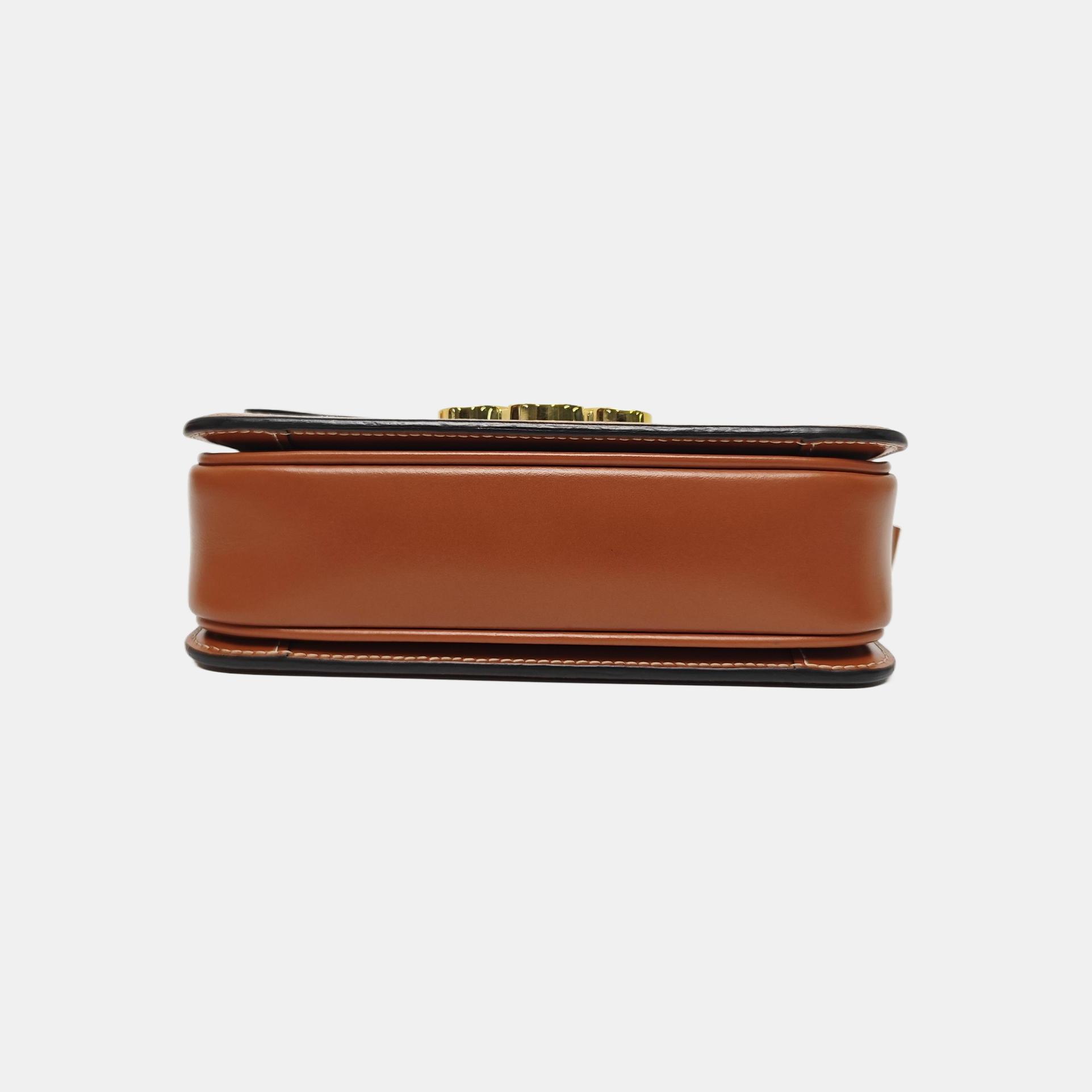 TRIOMPHE Small Coated Canvas Brown