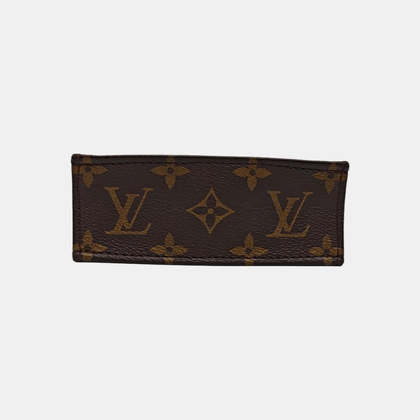 SAC PLAT Mini Monogram Coated Canvas Brown