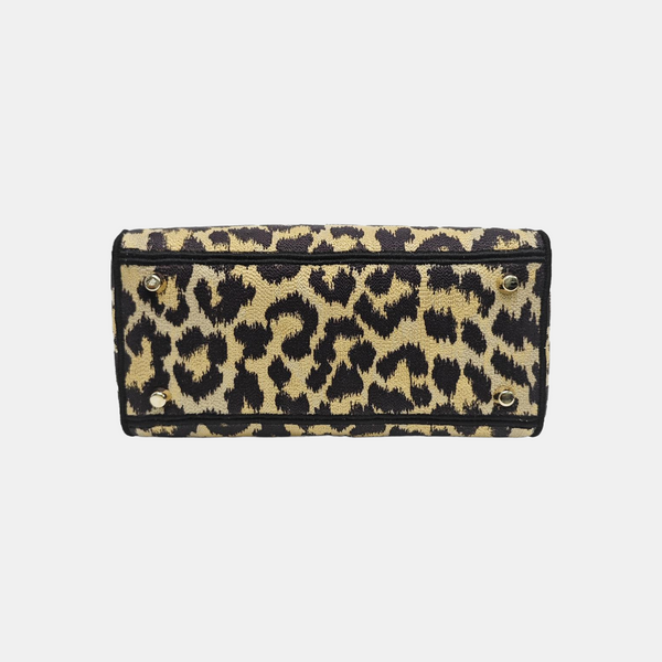 Lady Dior Medium Fabric Beige