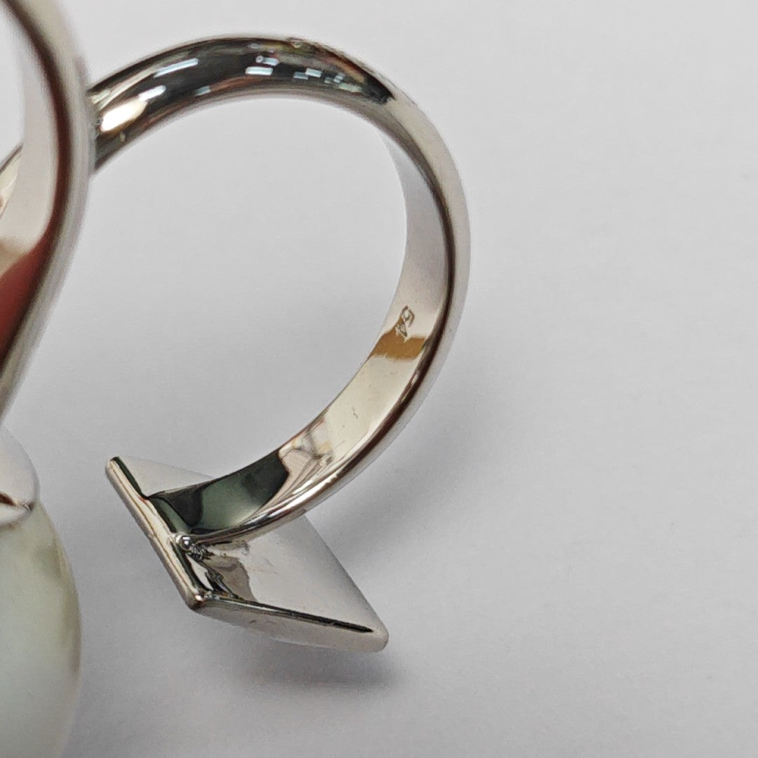 Metal Silver Ring EU 54