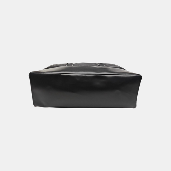 Nylon Top Handle Bag Black