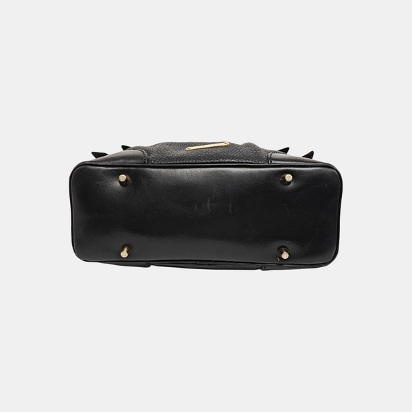 Calfskin Tote Bag Small Black
