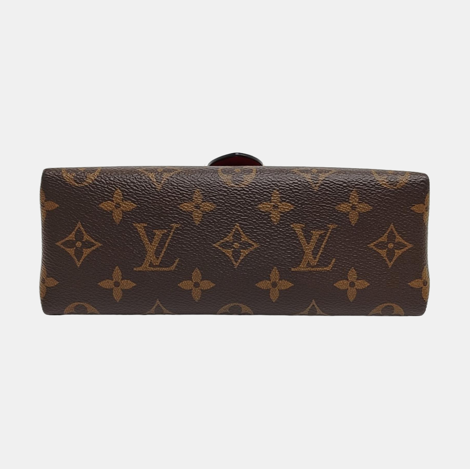 Locky BB Lona Monogram Revestida Roja