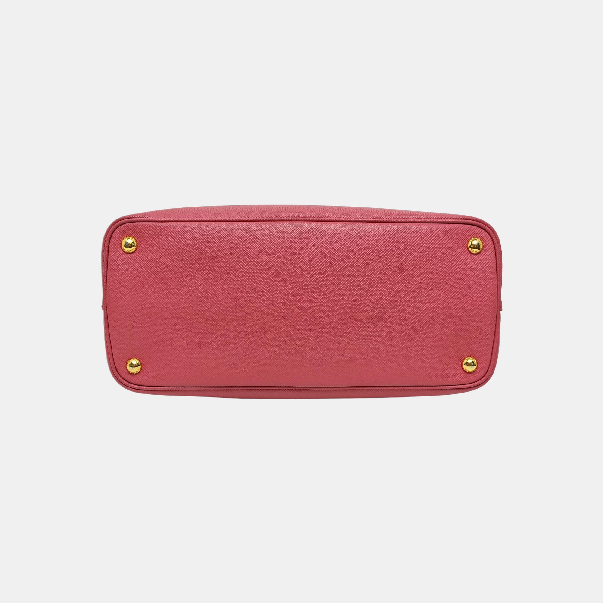 Double Medium Saffiano Calfskin Red