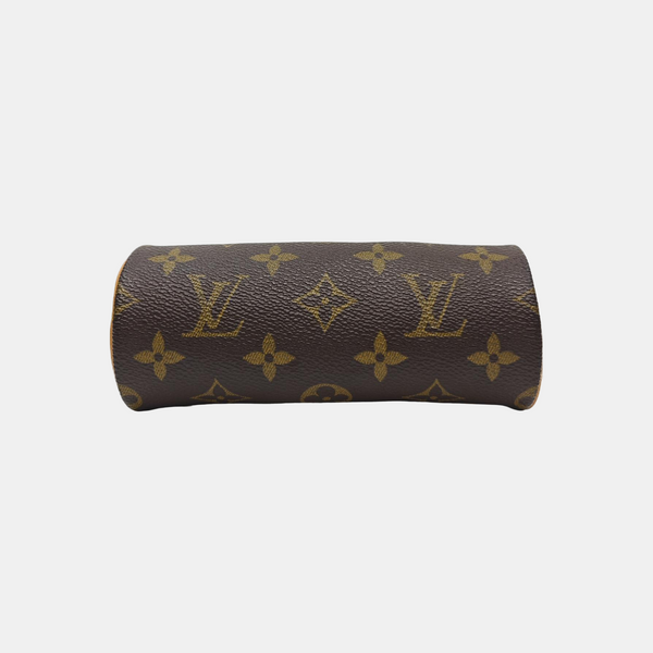 PAPILLON Mini Monogram Coated Canvas Brown
