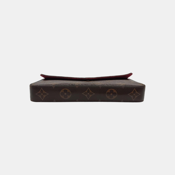 Authenticated pre-owned  FÉLICIE Monogram Coated Canvas Brown - Shoulder Bag at Looply