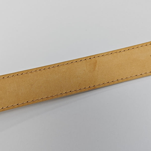 Coated Canvas Belt White