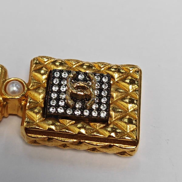 Metal Gold Earrings