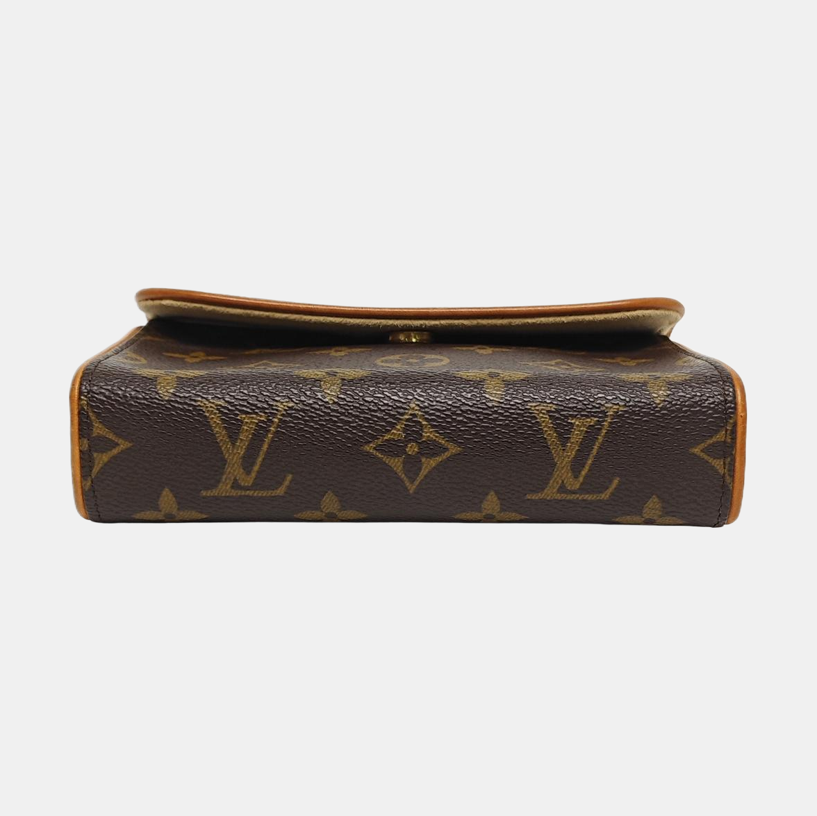 FLORENTINE Monogram Coated Canvas Brown