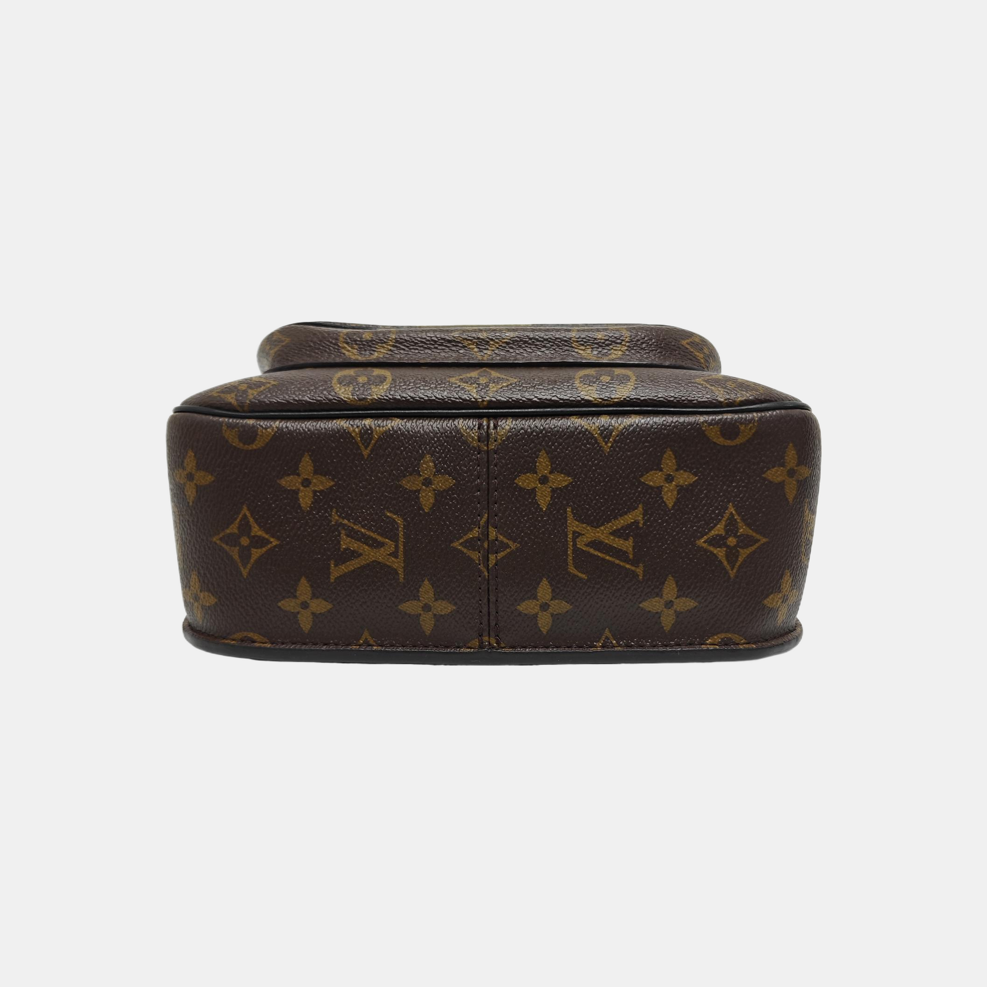 PASSY Monogram Coated Canvas Brown