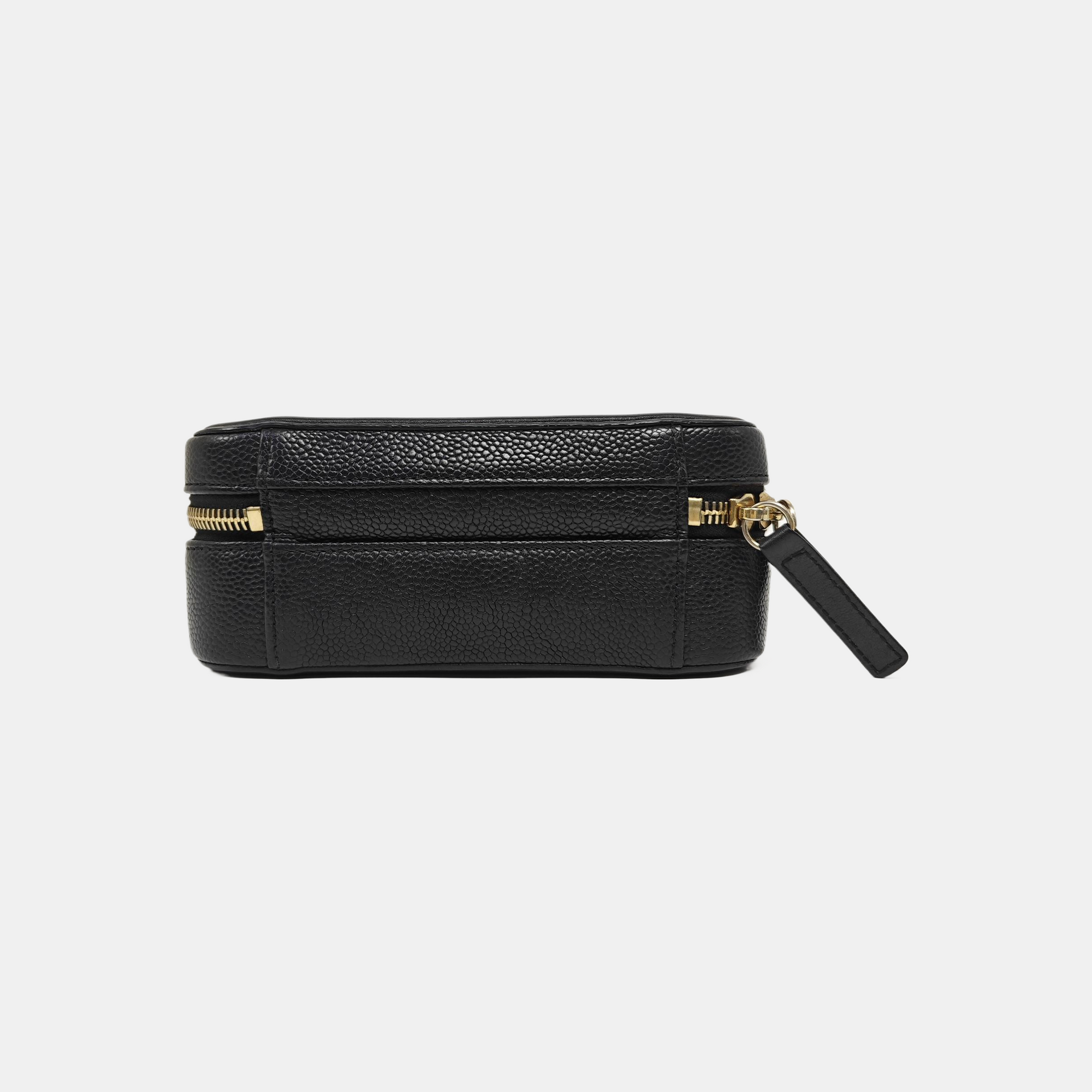 FILIGREE Small Quilted Grained Calfskin Black