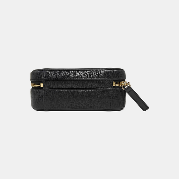 FILIGREE Small Quilted Grained Calfskin Black