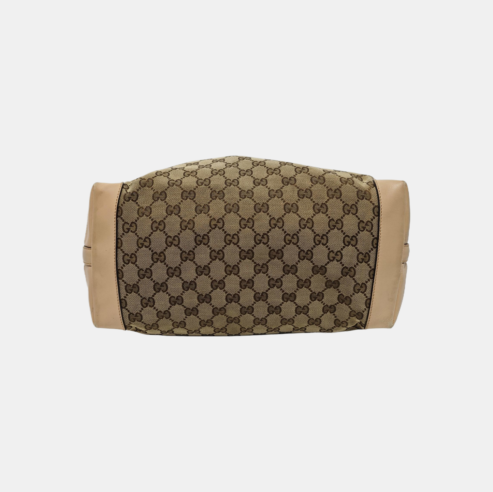 Monogram Canvas Tote Bag Brown