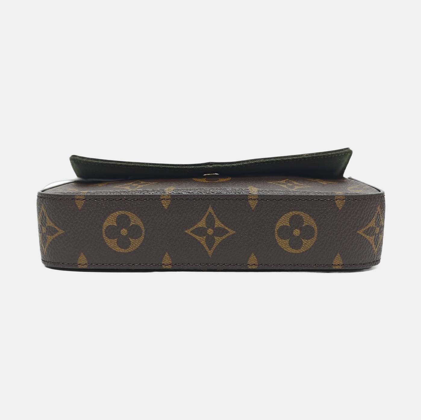 FÉLICIE Monogram Coated Canvas Brown