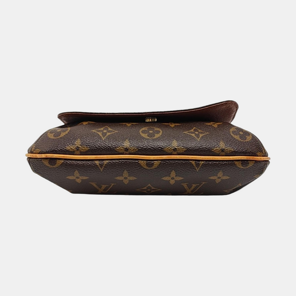 MUSETTE TANGO Monogram Coated Canvas Brown