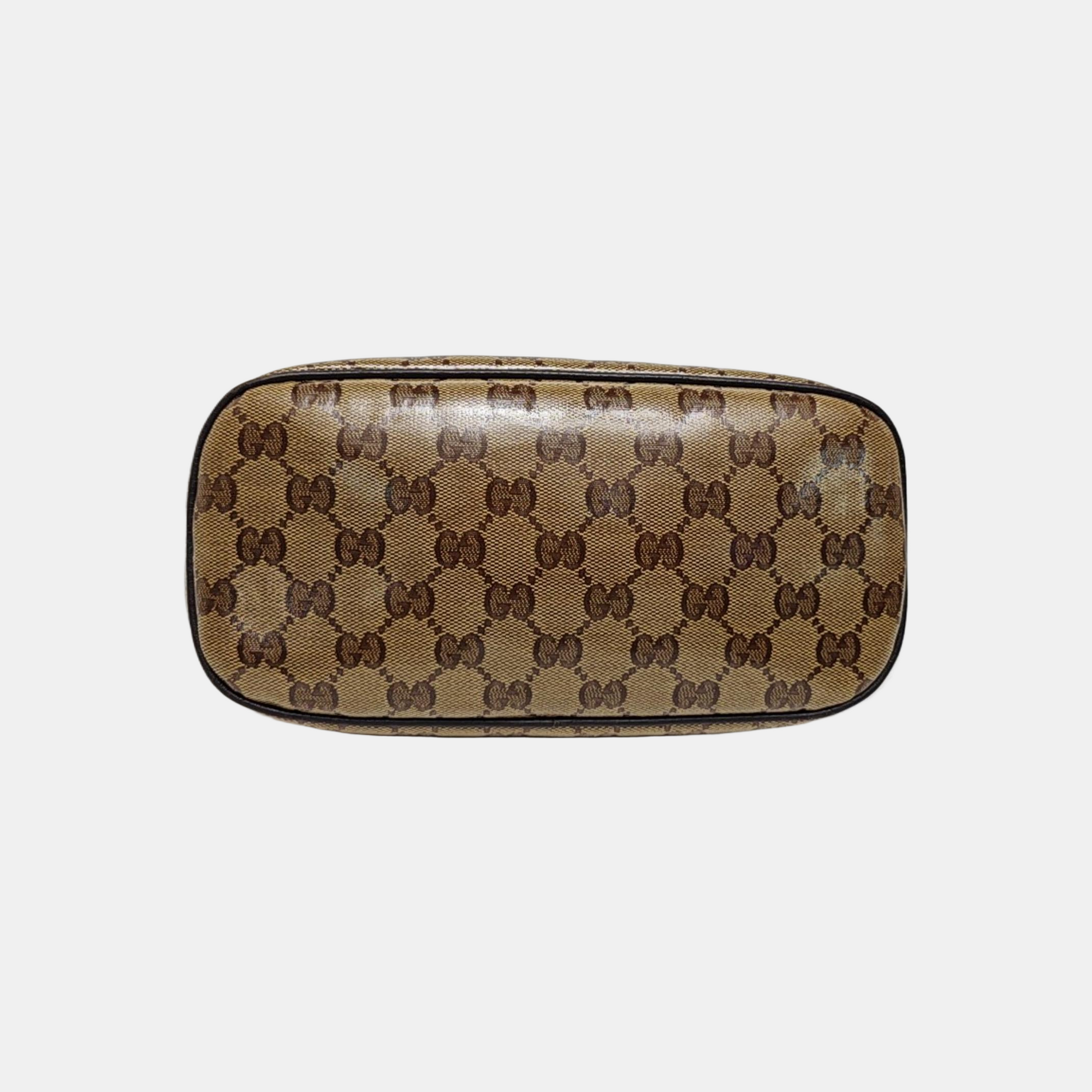 Dome Monogram Coated Canvas Brown