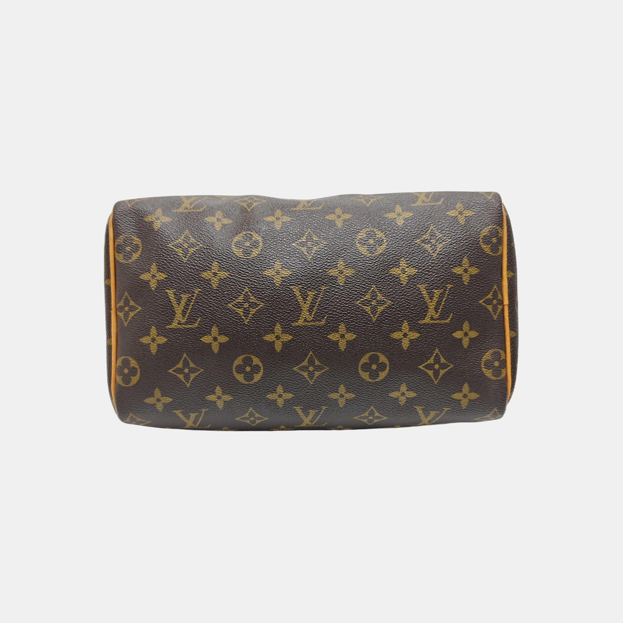 SPEEDY 25 Monogram Coated Canvas Brown