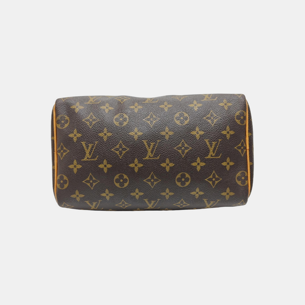 SPEEDY 25 Monogram Coated Canvas Brown