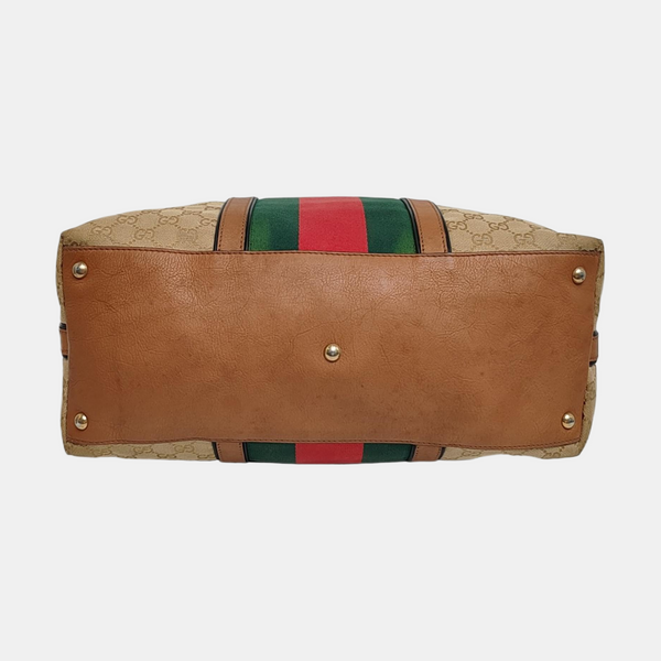 Rania Monogram Canvas Beige