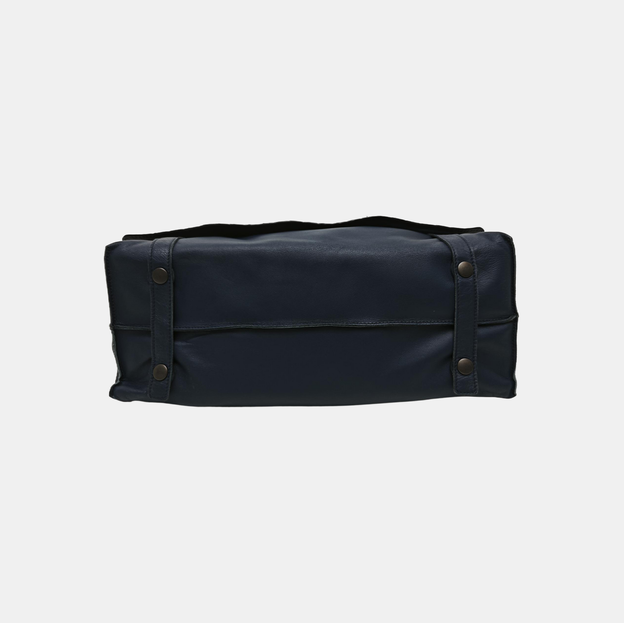 Calfskin Shoulder Bag Blue