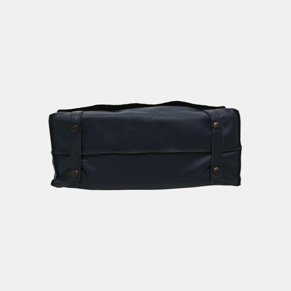 Calfskin Shoulder Bag Blue