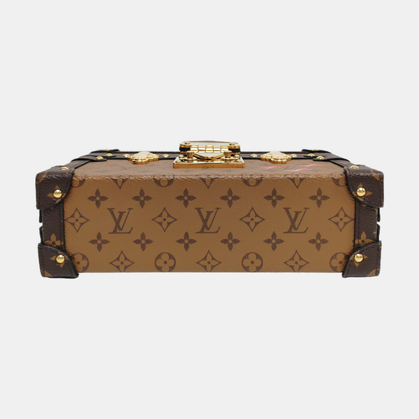 PETITE MALLE Monogram Coated Canvas Brown