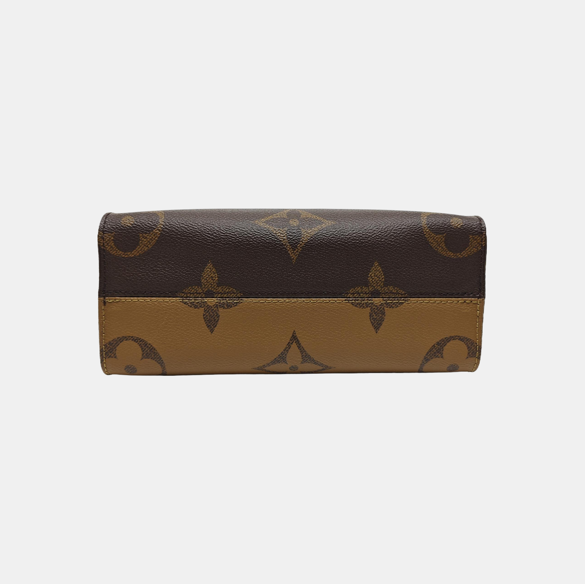 ONTHEGO PM Monogram Coated Canvas Brown