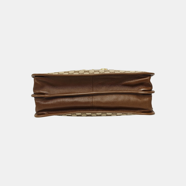 Horsebit 1955 Medium Monogram Canvas Brown