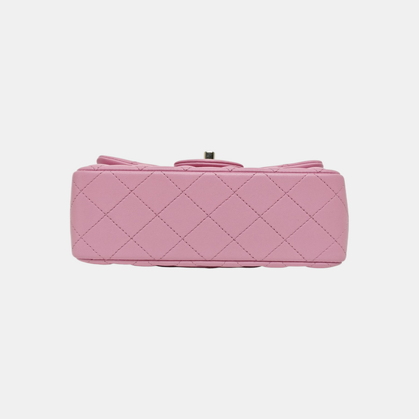 CLASSIC FLAP Mini Quilted Lambskin Purple