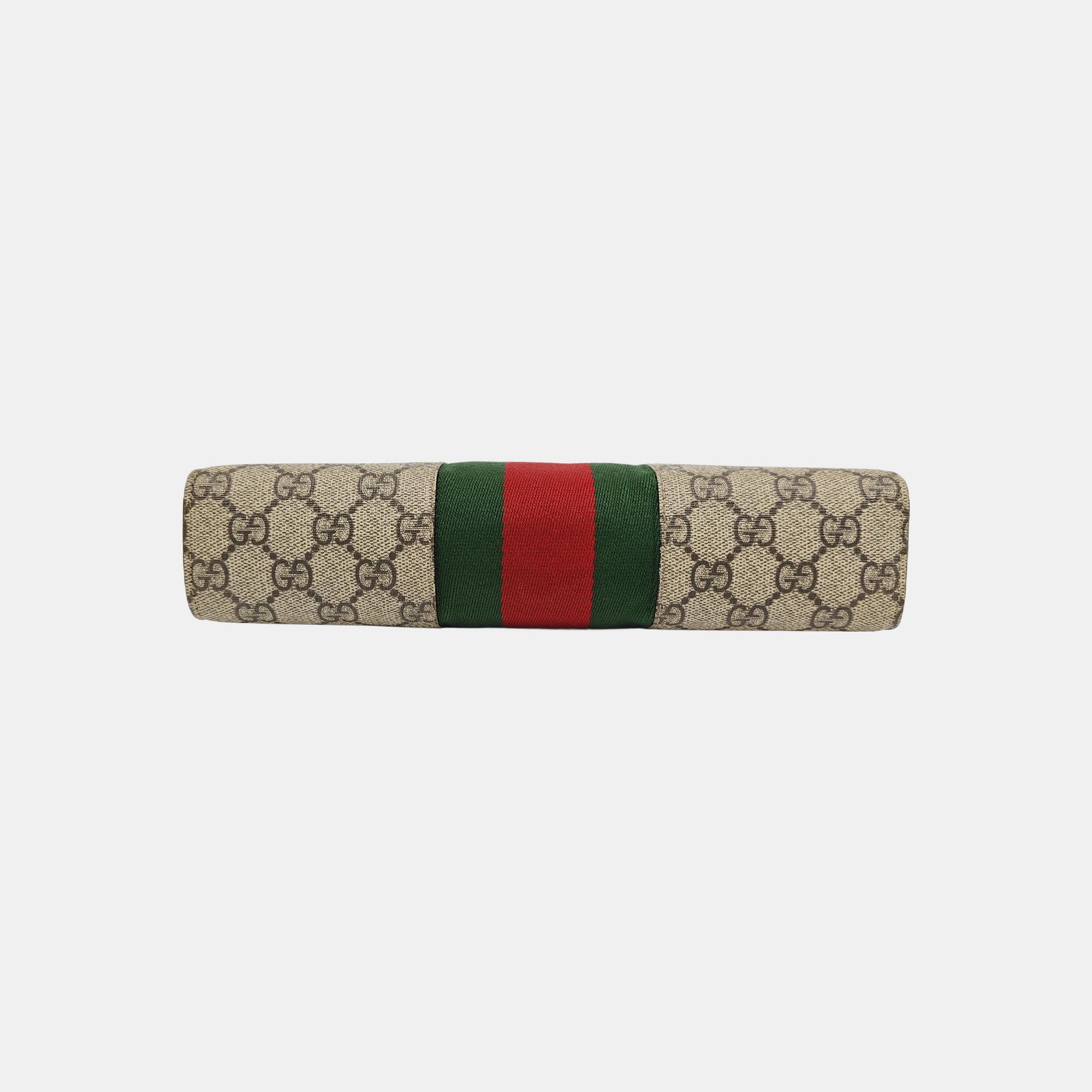 GG Supreme Monogram Coated Canvas Black