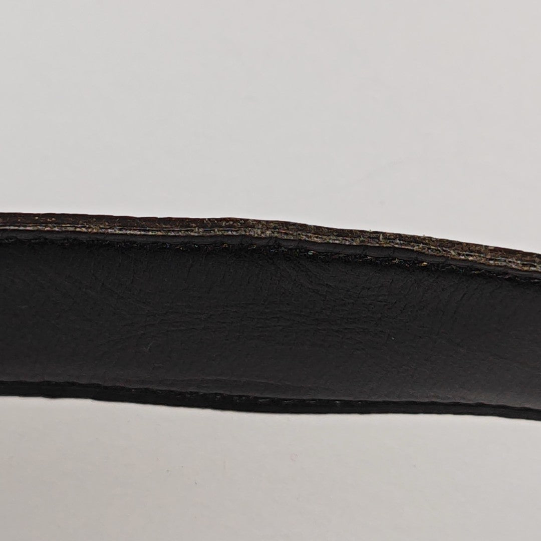 Leather Belt Orange