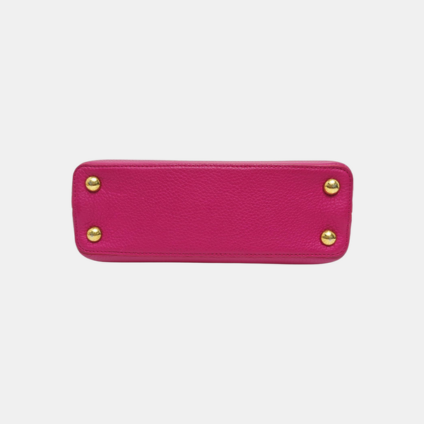 Authenticated pre-owned  CAPUCINES BB Calfskin Pink - Shoulder Bag at Looply