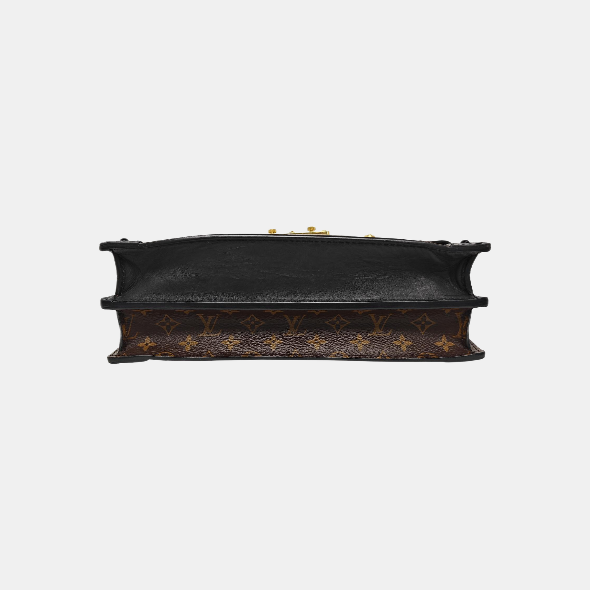 TRUNK Monogram Coated Canvas Brown