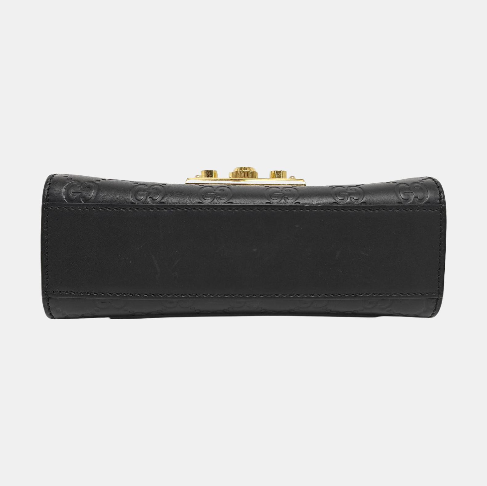 Authenticated pre-owned  Padlock Small Monogram Calfskin Black - Shoulder Bag at Looply