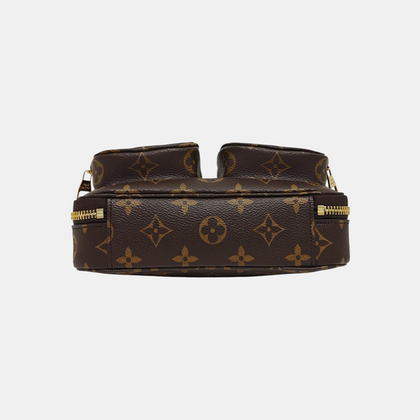 UTILITY Monogram Coated Canvas Brown