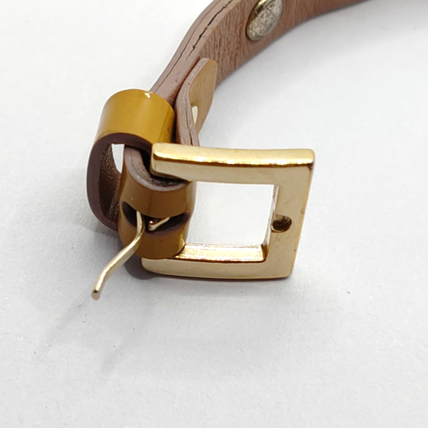 Leather Yellow Bracelet