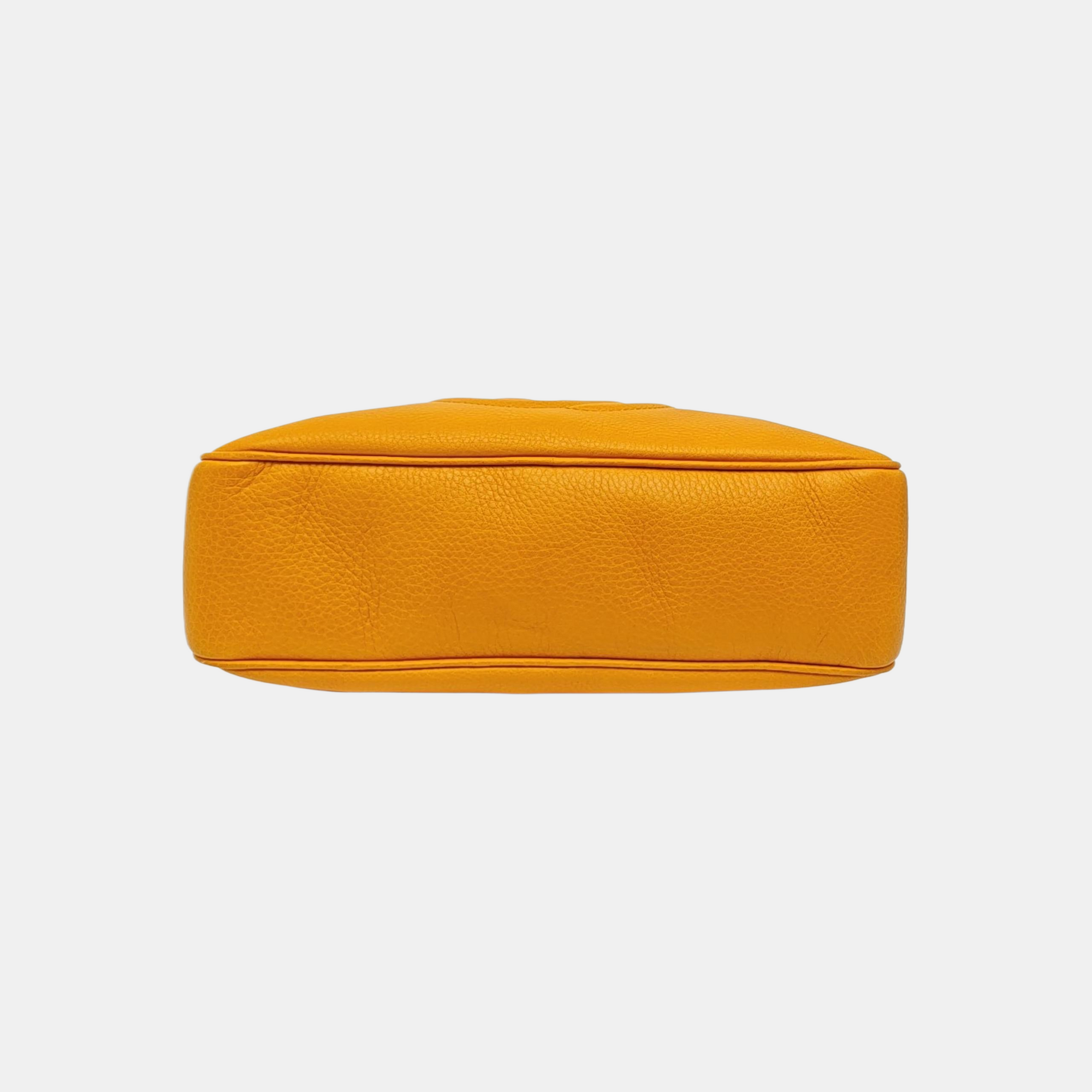 Soho Small Quilted Calfskin Orange