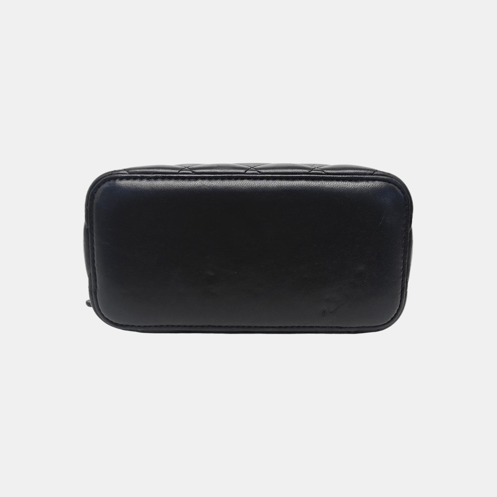 Quilted Lambskin Shoulder Bag Black