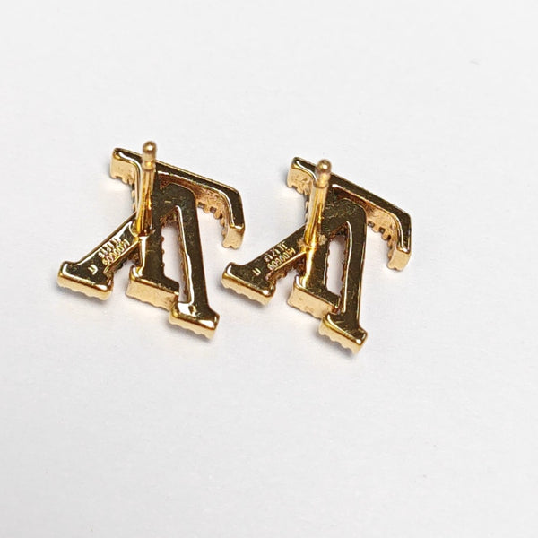Metal Gold Stud Earrings