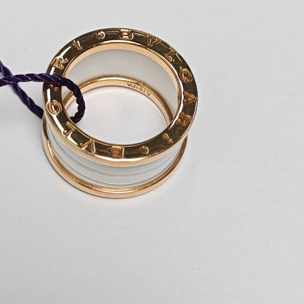 B.ZERO1 18k Rose Gold Ring EU 51