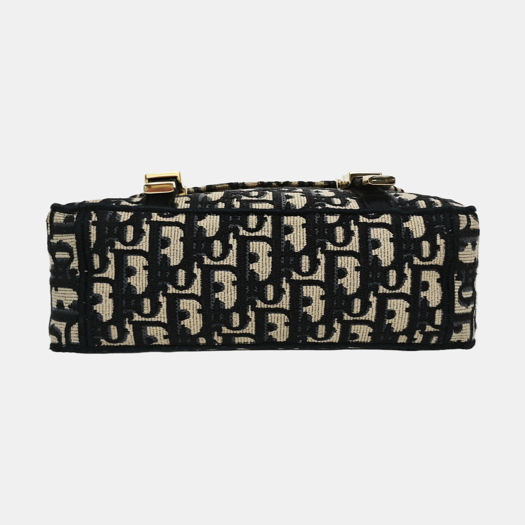 Diorcamp Small Oblique Canvas Blue
