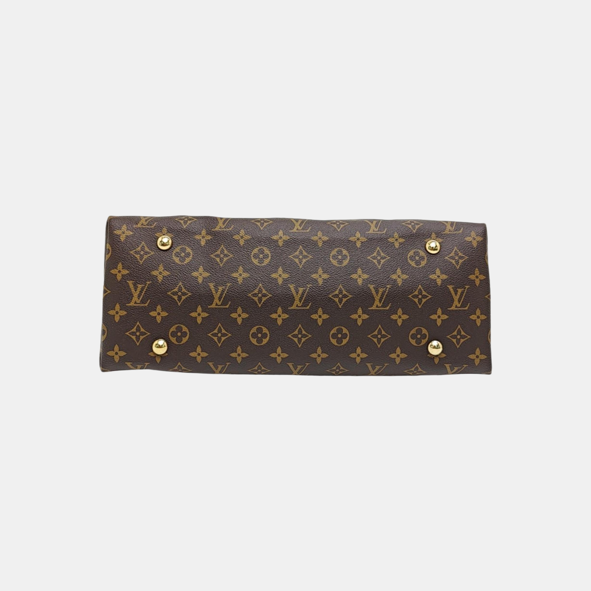 CARRYALL MM Monogram Coated Canvas Brown