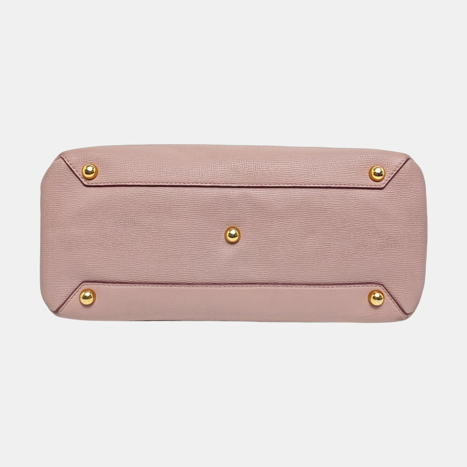 The Banner Medium Calfskin Pink
