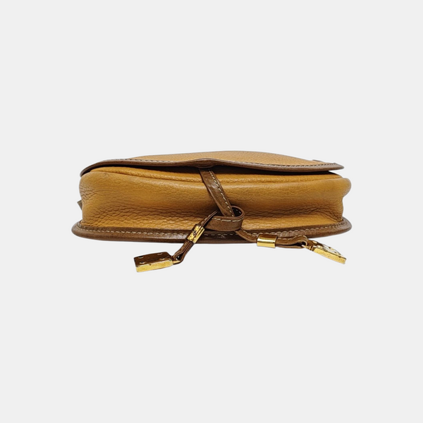 Calfskin Crossbody Bag Small Beige